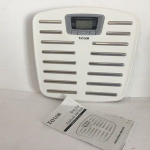 Taylor body fat analyzer and scale.